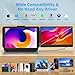 Venraty Laptop Screen Extender, 12'' Dual Screen Monitor for Laptop FHD 1080P IPS Portable Monitor for Laptop HDMI/USB-C Plug-Play Laptop Monitor Extender (Mac, Wins, Android, Dex)