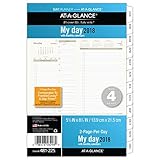 At-A-Glance 481-225-18 Day Runner Two Page Per Day Refill, January 2018 - December 2018, Loose Leaf, Size 4, 5-1/2