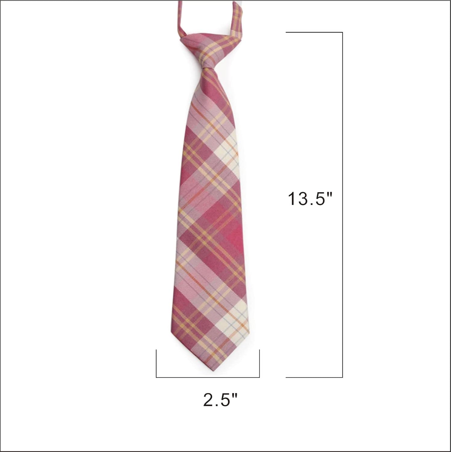 kaxilu Adjustable uniform Neckties for girls Boys Ladies Adjustable Pre- tied tie - 8PCS Bow Ties for Boys ties for uniform