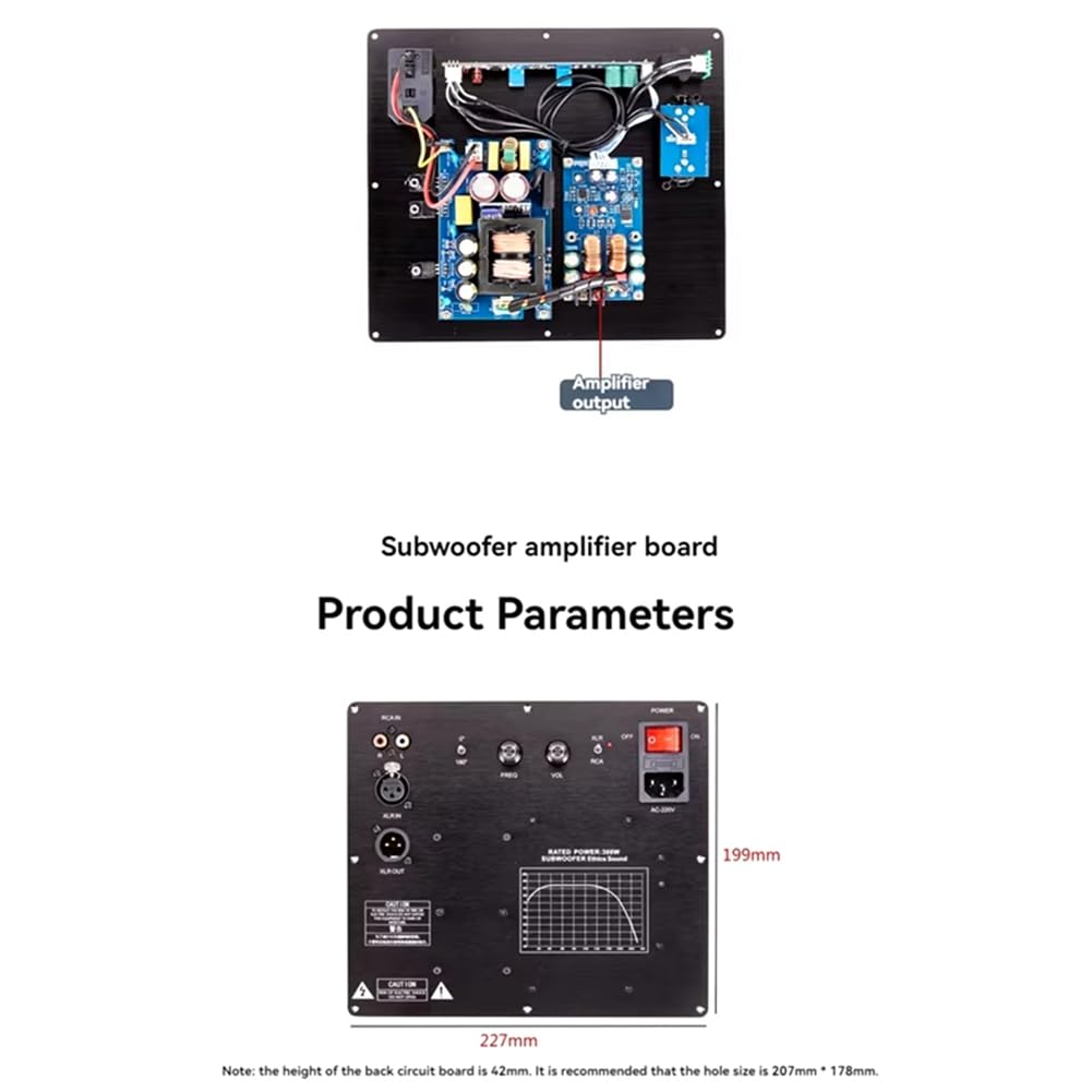 Nouvelle Mise à Niveau TPA3255 Subwoofer Haut-Parleur Actif Amplificateur Carte Amplificateur Actif Numérique Pure Système Audio Domestique