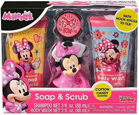 Minnie Soap and Scrub Body Wash and Shampoo Set, 4 pieces