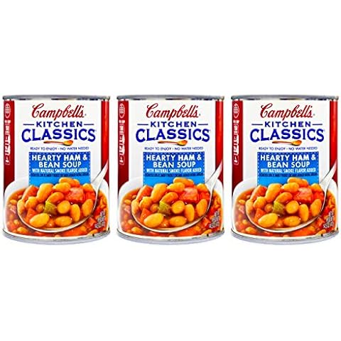 Campbell's Kitchen Classics Soup - 3 Pack Bulk Bundle (Hearty Ham and Bean Soup) Cover