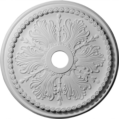 Super Big Clearance! Ekena Millwork CM27WI Winsor Ceiling Medallion, 27 1/2"OD x 4"ID x 1 1/2"P, Factory Primed Super Big Clearance! Ekena Millwork CM27WI Winsor Ceiling Medallion, 27 1/2"OD x 4"ID x 1 1/2"P, Factory Primed