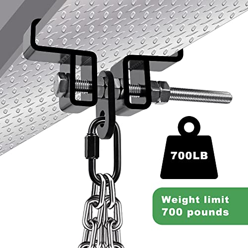 SELEWARE Heavy Duty Steel Beam Clamp, Heavy Bag Mount, Punching Bag Hanger Heavy Duty Holder for Boxing, Muay Thai and MMA Training 2 Packs by SELEWARE - Image 6
