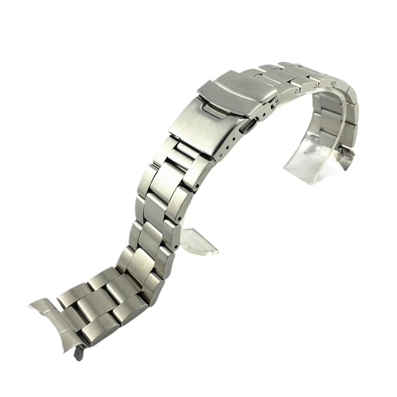 HMFANG Solido Cinturino In Acciaio Inossidabile 316L 18 19 20 21 22 23 24 26 28 30mm Cinturino