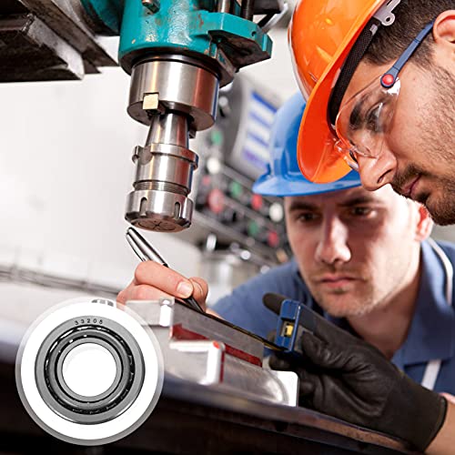 VILLCASE 4 Peças Redutor De Rolamentos Práticos Rolamentos De Roda Moinho Prateado Frontal Cônico