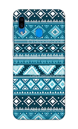 Image of PRINTFIDAA Coloured Tribal Pattern Hard Back Cover for Samsung Galaxy A20 / Samsung A30 / Samsung M10S Back Cover -(P6) KAT1008