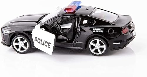 Arcadora 1/36 Scale For Ford Mustang Gt Police Car Model Zinc Alloy Die-Cast Pull Back Vehicles Kid Toys Boy Girl Gift #TOP4