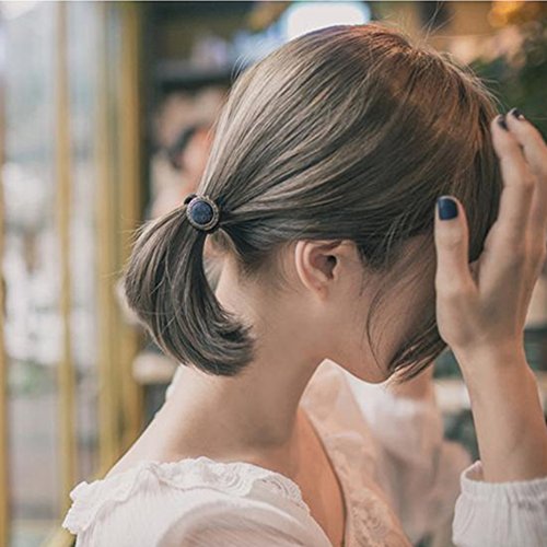 Ruihfas 6Pcs Elastic Hair Ties Rope Ponytail Holder Female Women Girls Hair Accessories #TOP1