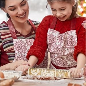 Christmas Gift Rolling Pin for Dough Rolling Pins for Baking Kitchen Essentials Baking Supplies Small Rolling Pin Gift Baskets for Women Gifts