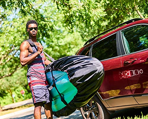 image for VULKIN 11ft - 12ft Waterproof Kayak Cover and Carrier With Sling, Stor