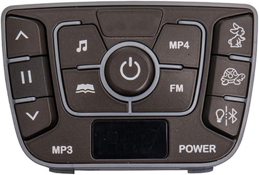 Electric Car Dashboard Console 12V 24V Ride On Car Control Panel Baby Stroller Music Player Switch Childrens Central Controller Electric Vehicle Speed(B 12V)