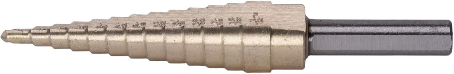 Century Drill & Tool 27202 Step Drill #3, 1/4" - 3/4"
