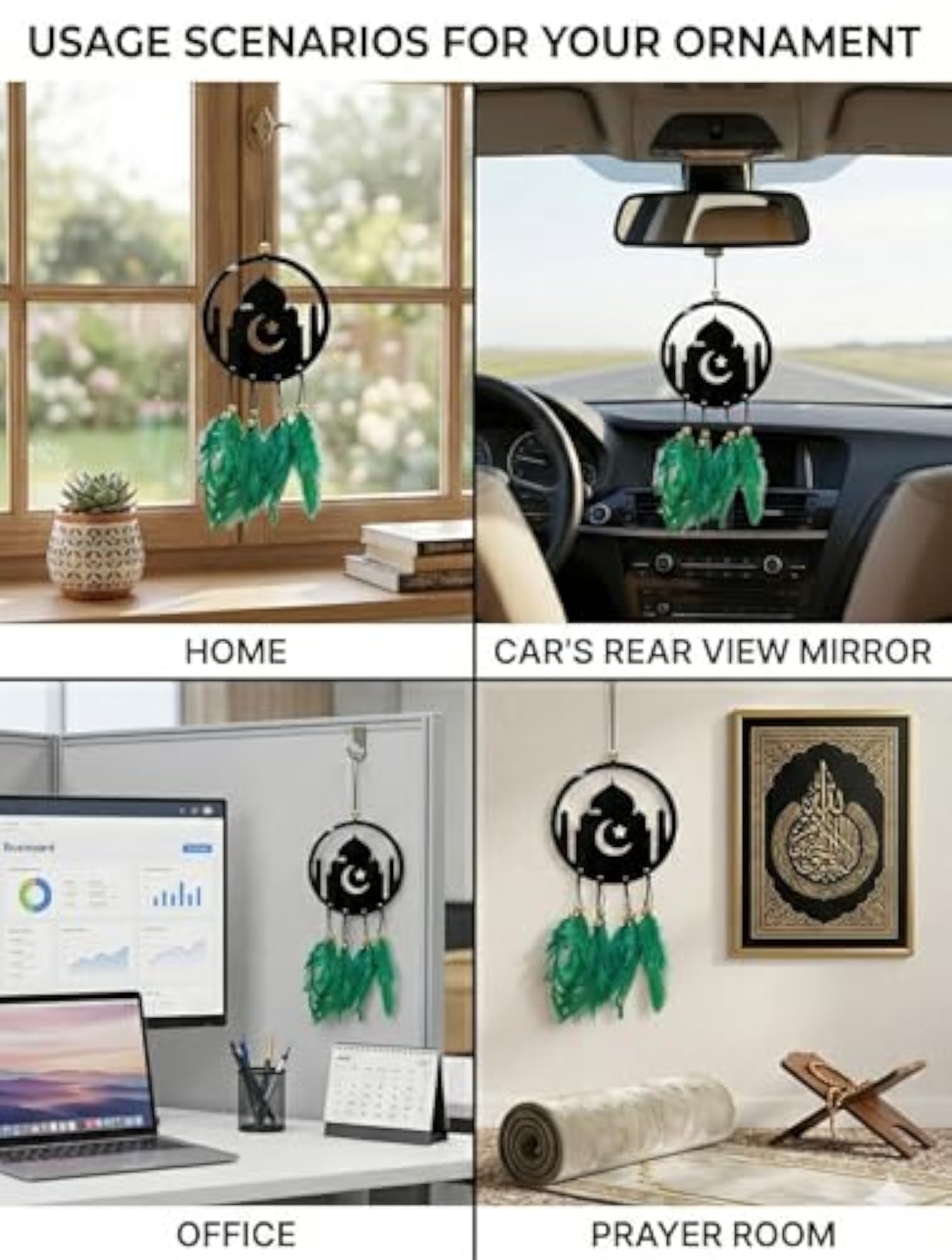 Islamic Mosque Dream Catcher Wall Hanging
