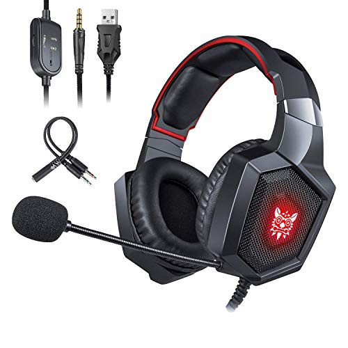 Stereo Gaming Headset for PS4, Xbox One, Nintendo Switch,...