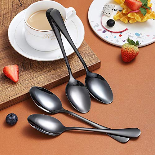 image for Black Dinner Spoon of 4, Berglander 7.5