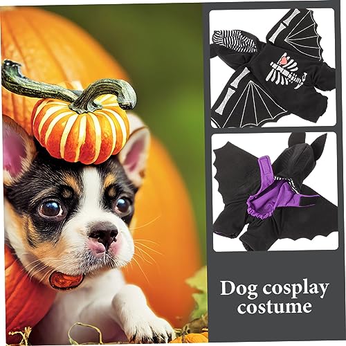 Disfraz decorativo de murciélago para perros y gatos Totority miniatura 5