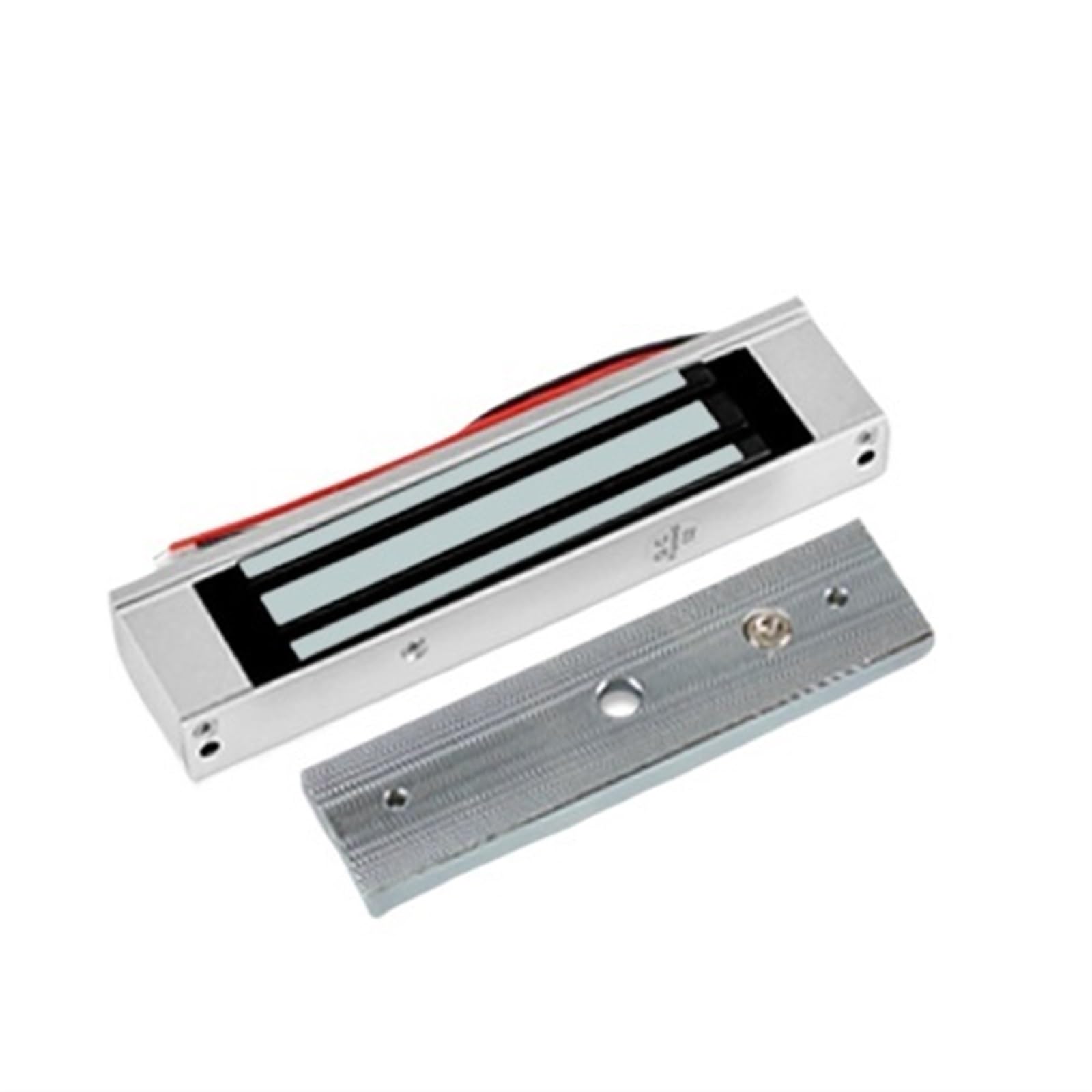 Cerradura magnética eléctrica de 180 kg, cerradura electrónica electromagnética for puerta, a prueba de fallos, CC 12 V/CC 24 V for de control de acceso(180KG-M)