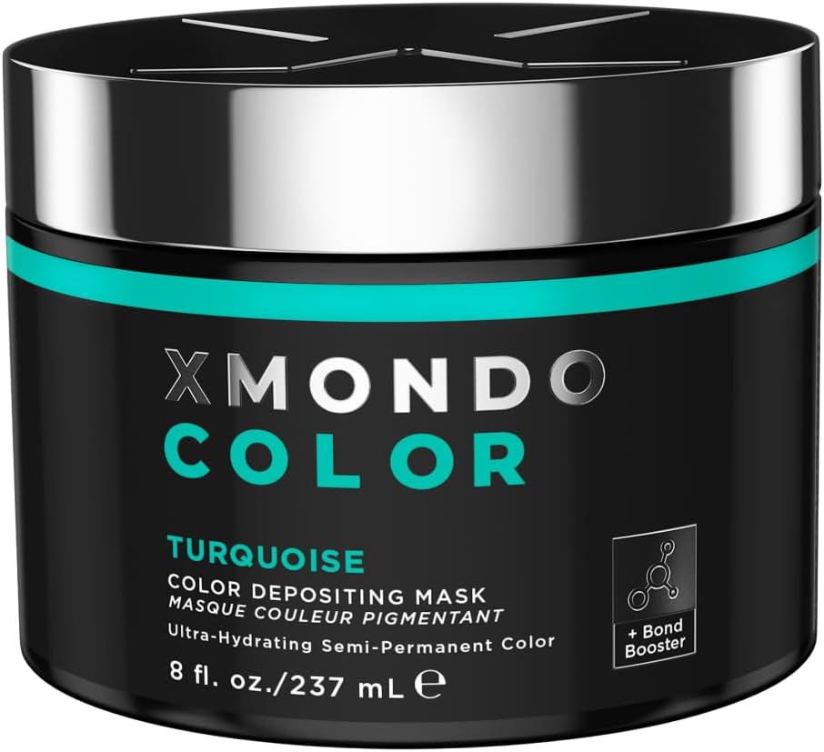 Hair Color Turquoise Hair Healing Semi Permanent Color | Vegan Formula with Hyaluronic Acid to Retain Moisture, and Bond Boosting Technology, 8 Fl Oz