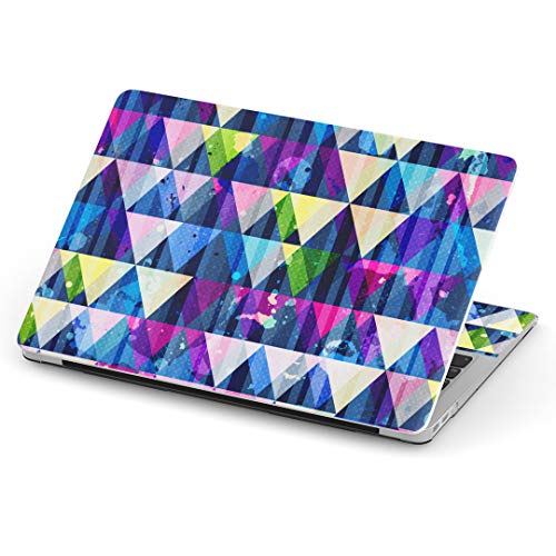MacBook Air 13inch A1466 / A1369 専用スキンシール 2010~2017モデルまで対応 マックブック エア Mac Air 13インチ ノートブック フィルム ステッカー アクセサリー 保護 012420 ピンク 青 三角