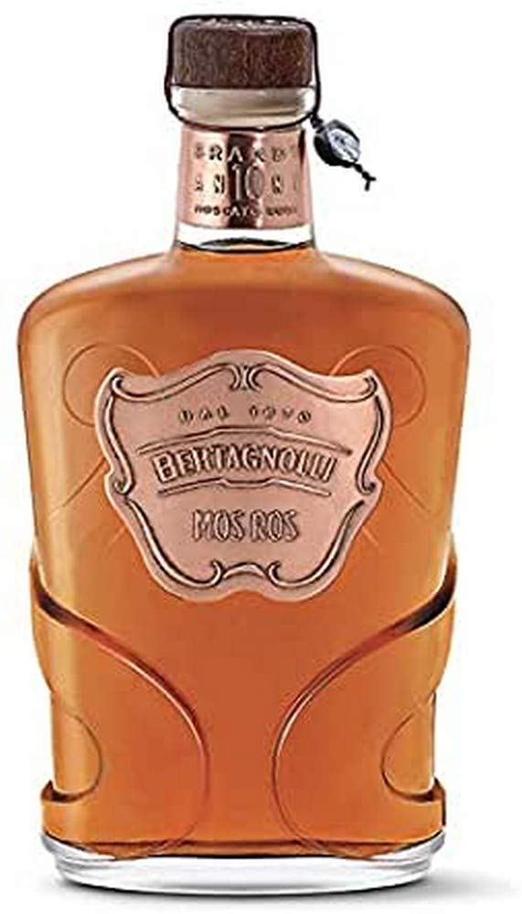 Distilleria Bertagnolli Mos Ros (10 Anni Barrique) - 700 ml Brandy Moscato Rosa 40% vol.alc.