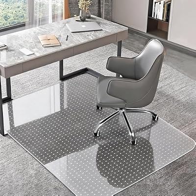 BesWin Office Chair Mat for Carpet, 30" x 48", Clear