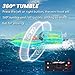 LAFALA Mini Remote Control Boat RC Boat 2.4Ghz 360 Rotating LED Light bulit-in Rechargeable Battery Pool BathtubToys Remote Control Boats for Kids 8-12 Years Birthday Gift Green
