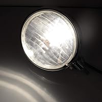Vista 7 de 5.75 "bala halógena motocicleta faro H4 bronce bombilla para bobbers, corredores de café y personalizado