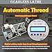 TECHTONGDA Metal Lathe 8X16” Precision Electronic Leadscrew Gearless Bench Lathe Automatic Switch Thread between Metric and Inch 1100W Brushless Motor DIY Mini Lathe