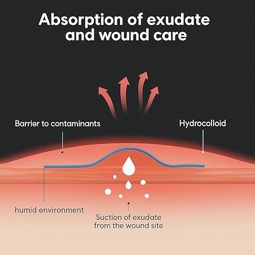 Miniatura 5 de Hojas transparentes para cicatrices  10 piezas  Parches para la piel para la cara y el cuerpo  Uso antes de que se formen cicatrices completamente