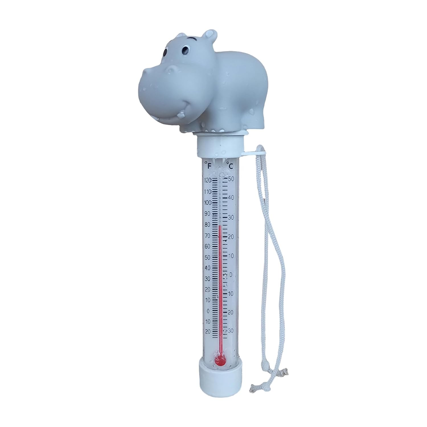 Pool Thermometer Floating Duck Easy Read Swimming Pool Thermometer with String Cartoon Animals Pools Temperature Gauge Water Temperature
