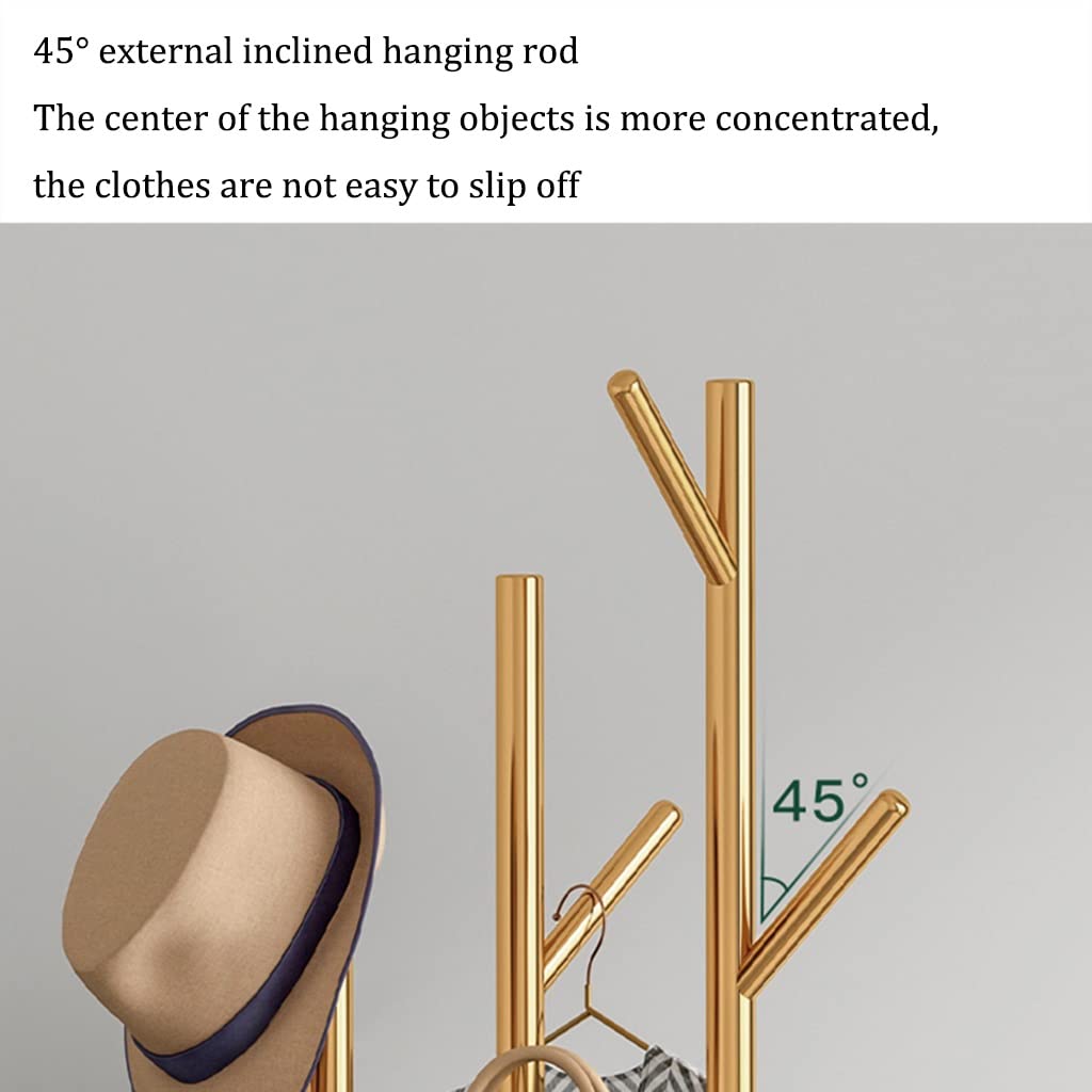 Appendiabiti Da Terra Minimalista Con 9 Ganci - Bianco, Per Ingresso E Corridoio, 173 Cm - Foto 9