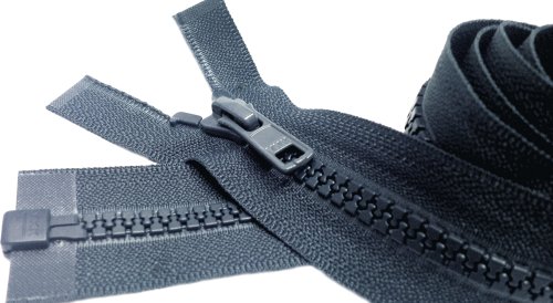 Sale 30 Inch Sport Separating Zipper Color Slate Blue #317 - Medium Weight Vislon Jacket Zip YKK #5 Molded Plastic (1 Zipper/Pack)