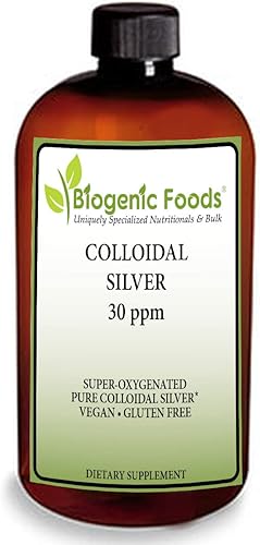 Líquido de plata coloidal - 30 ppm Solución pura sin OMG superoxigenada