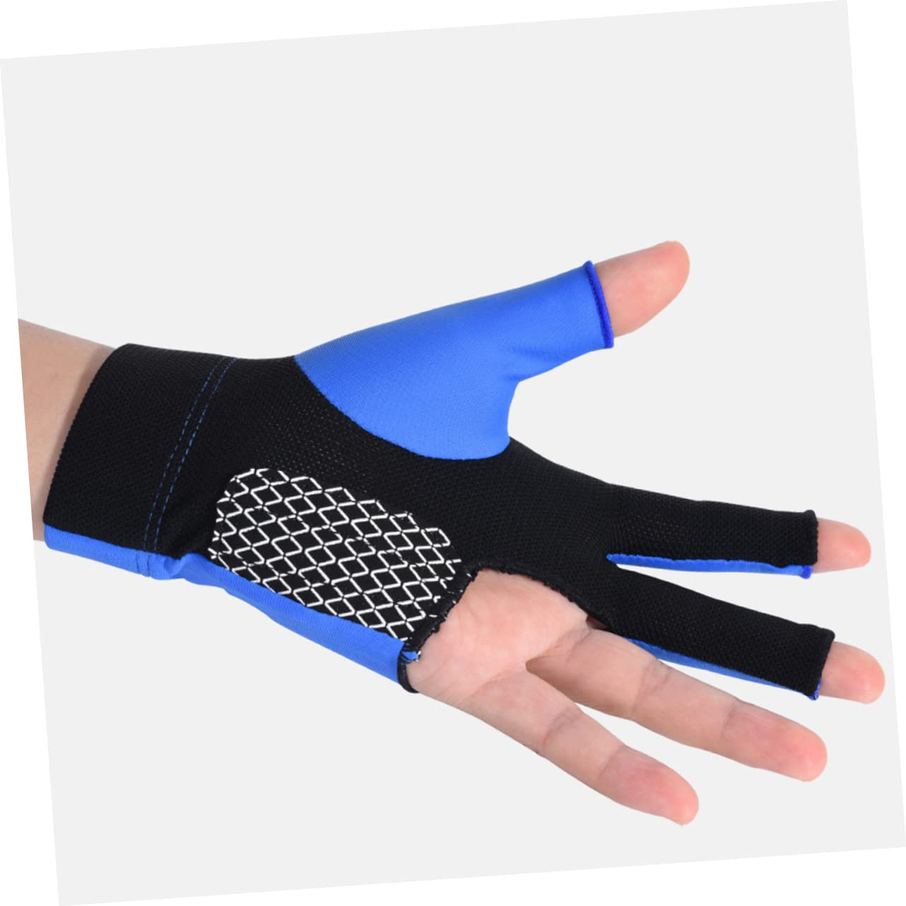 balacoo Non-Slip Billiards Glove 3 Fingers Snooker Glove Elastic Comfortable Men's m