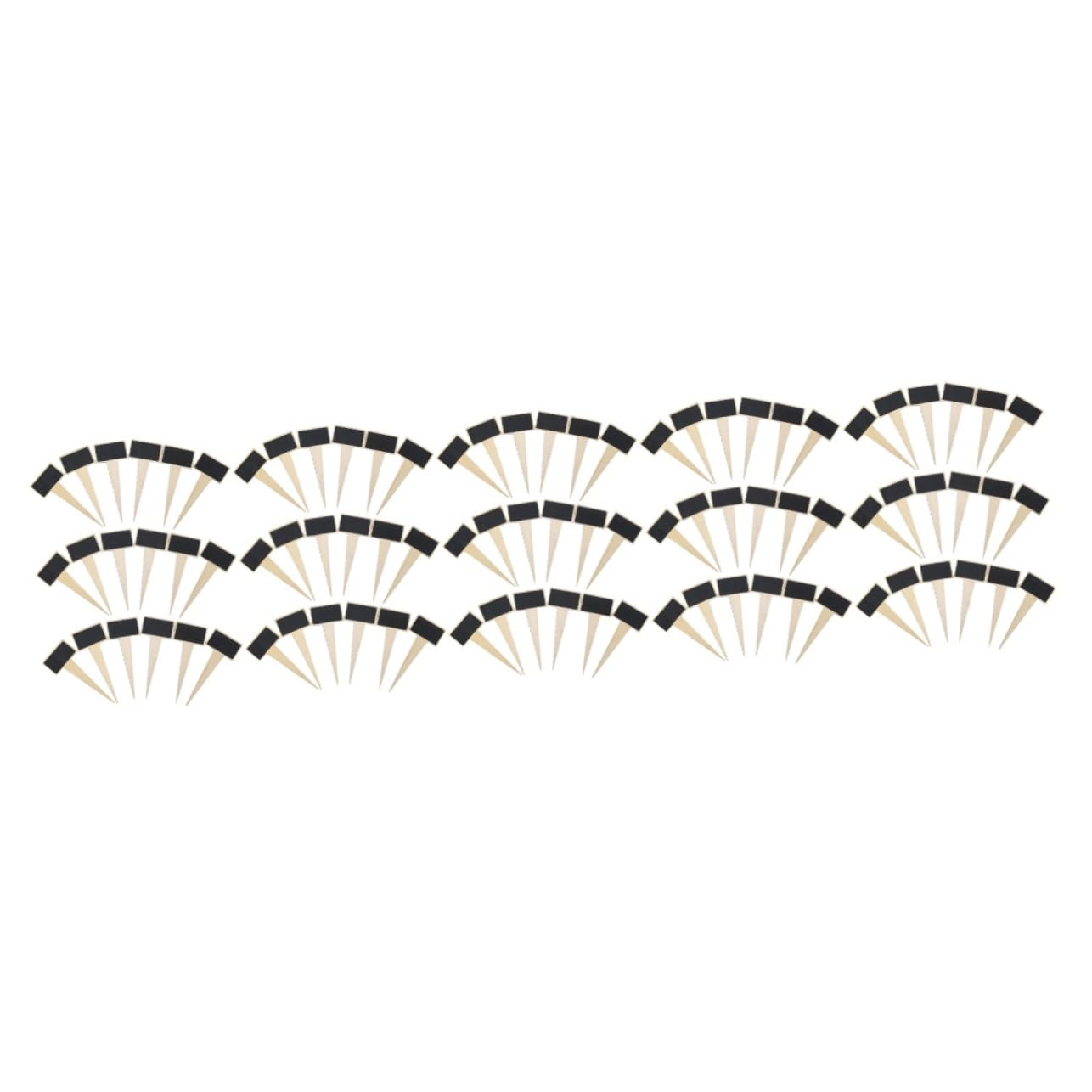 UPKOCH 5 Ensembles Étiquettes Miniatures Pour Plantes Ardoise De Jardin Effaçable Signe Décoratif Pour Identifications Messages Votre 18 Pièces * 5