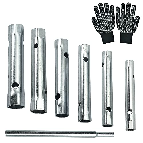 Utoolmart Doppelmaulschlüssel 15x17 Mm – Hartstahl, Verchromt, Für Brems- & Kraftstoffleitungen