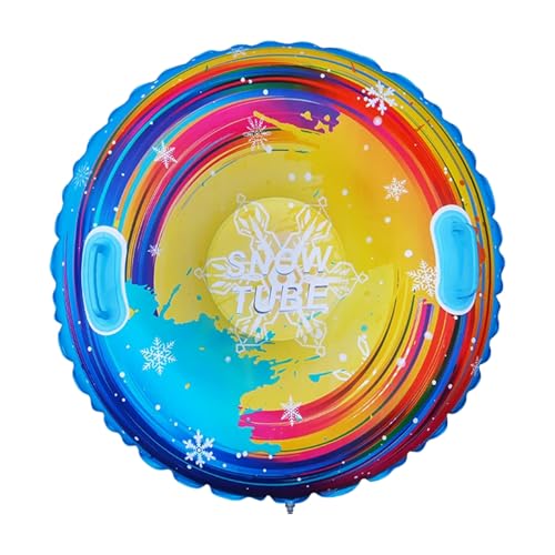 Aufblasbare Schlitten Snow Tube 90cm Schneeschlitten Mit Griffen...