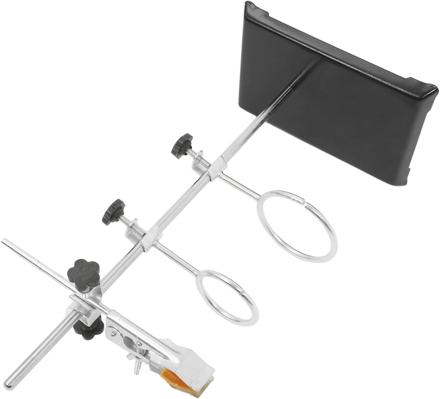 Alipis Adjustable Laboratory Stand Beaker Clamp Ring Stand for Test Tubes Heavy Duty Base Chemistry Glassware Lab Equipment