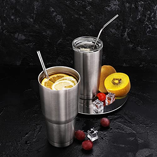 Cibeat 9-delige Bestekset Draagbare Herbruikbare Reisset Campingbestekset Hoogwaardig Roestvrij Staal met Groene… - Image 6