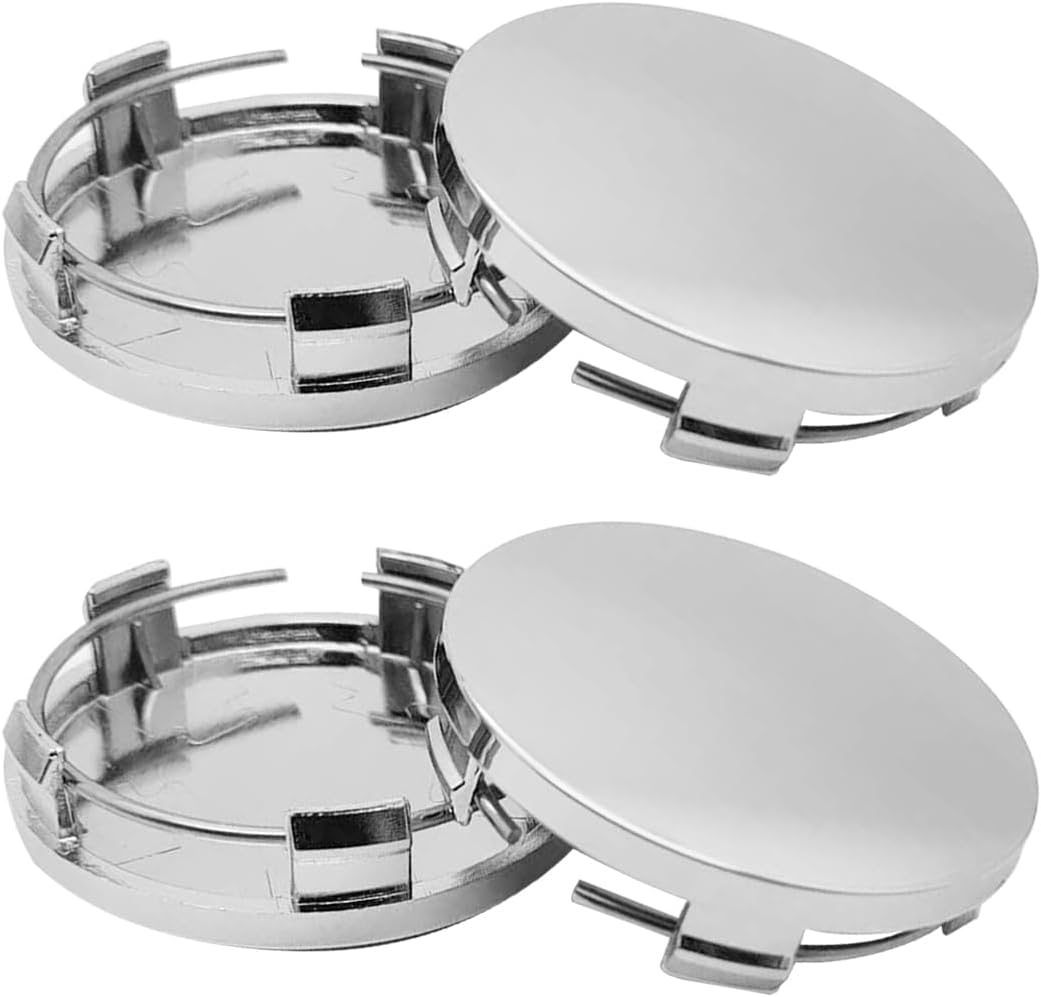 4 Pcs Wheel Centre Caps for Chevy Traverse 2024 2025, Hub Centre Caps Car Wheel Rims Protectors Waterproof DustProof Wheel Decoration Cover ABS Plastic,60mm