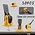 Tile Leveling System Pro Tools Kit Tile Spacers 50Pcs / 100Pcs Reusable Floor Leveling Compounds Adjustable Fits 8-12mm Tiles + Replaceable Spare Steel T-Pin Tile Leveler (red-50Pcs)