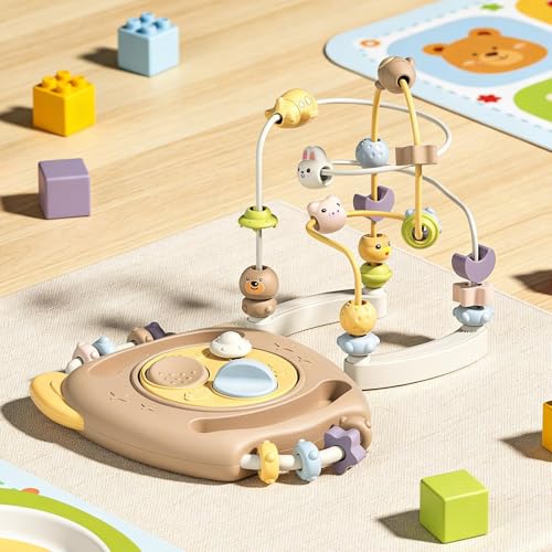 Circuit de perles en bois jouets d'éveil éducatifs complets