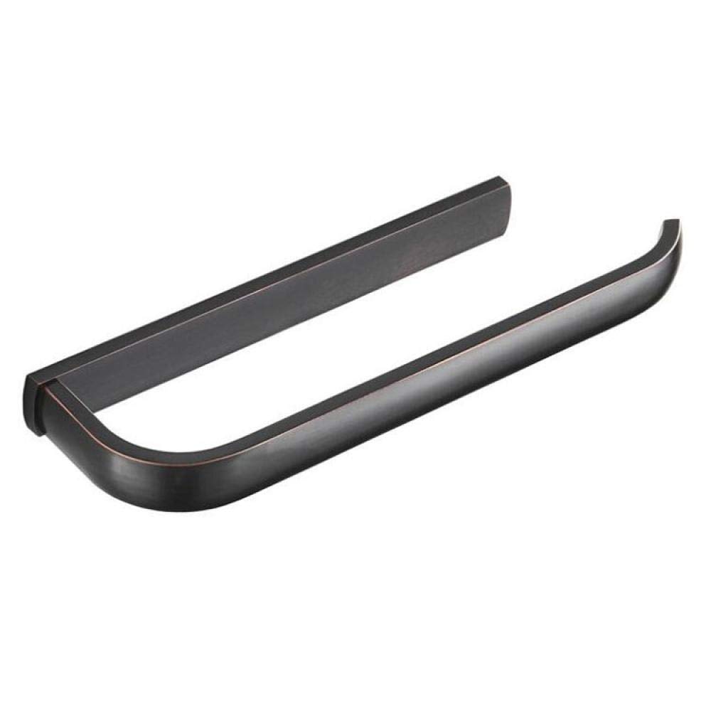 Porte-serviettes carré en laiton mural noir blanc doré ou chrome pour salle de bain
