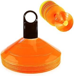 20-Pack GSports 2 inch High Soccer disc Cones,Multi color Cone for Agility Training