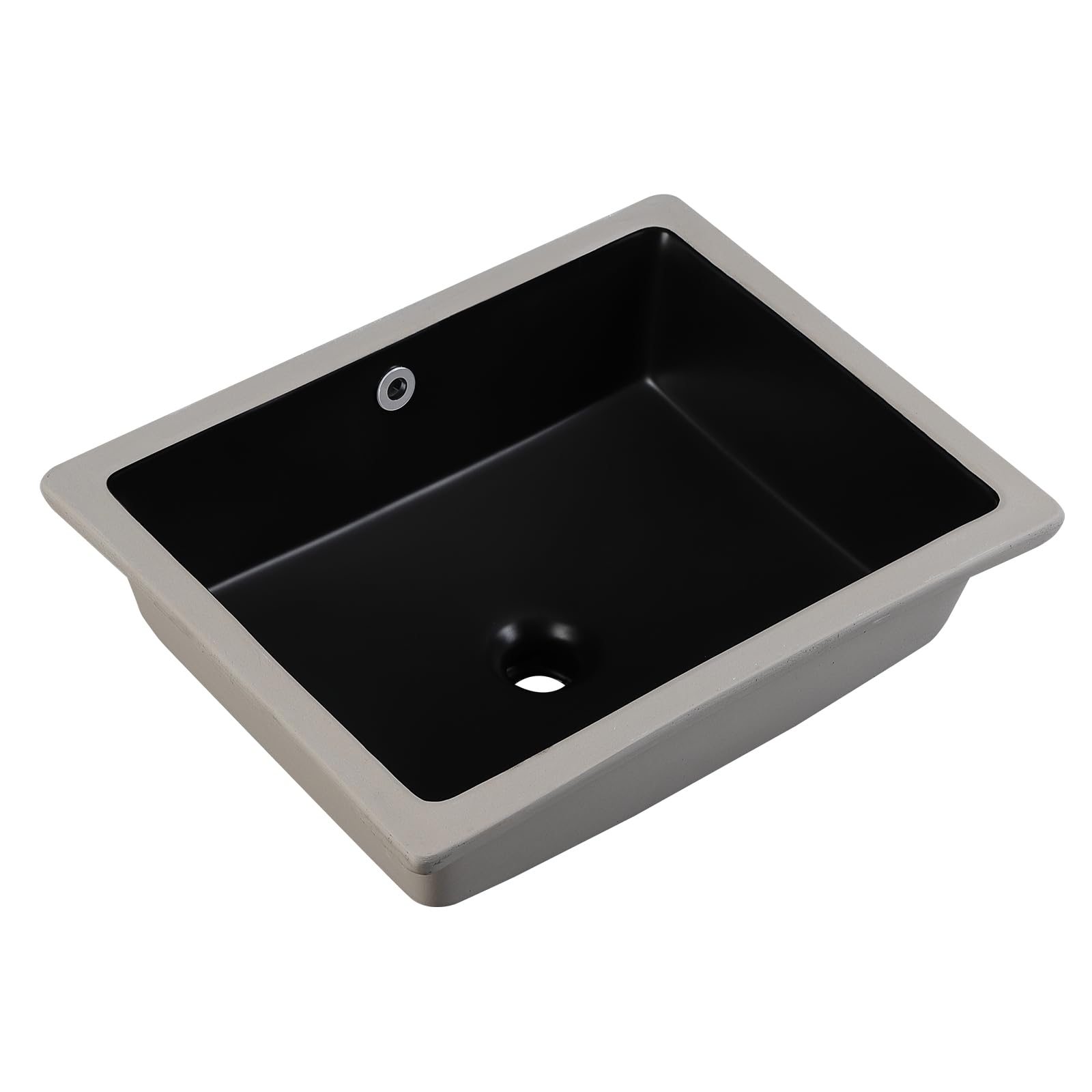 いsksjd Undermount Bathroom Sink 19.5x15.6 Inch Rectangular