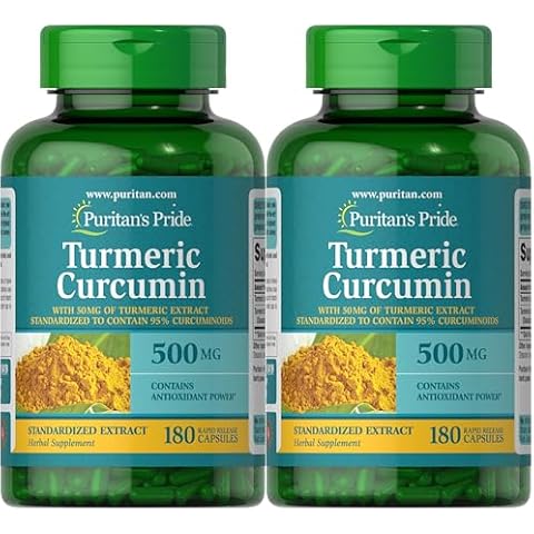 Puritan's Pride Turmeric Curcumin 500 Mg Cover