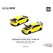 Diecast Collectibles Model Car Compatible with Pop Race 1:64 Honda Civic FL5 Type R Sunlight Yellow Limited Edition PR640062