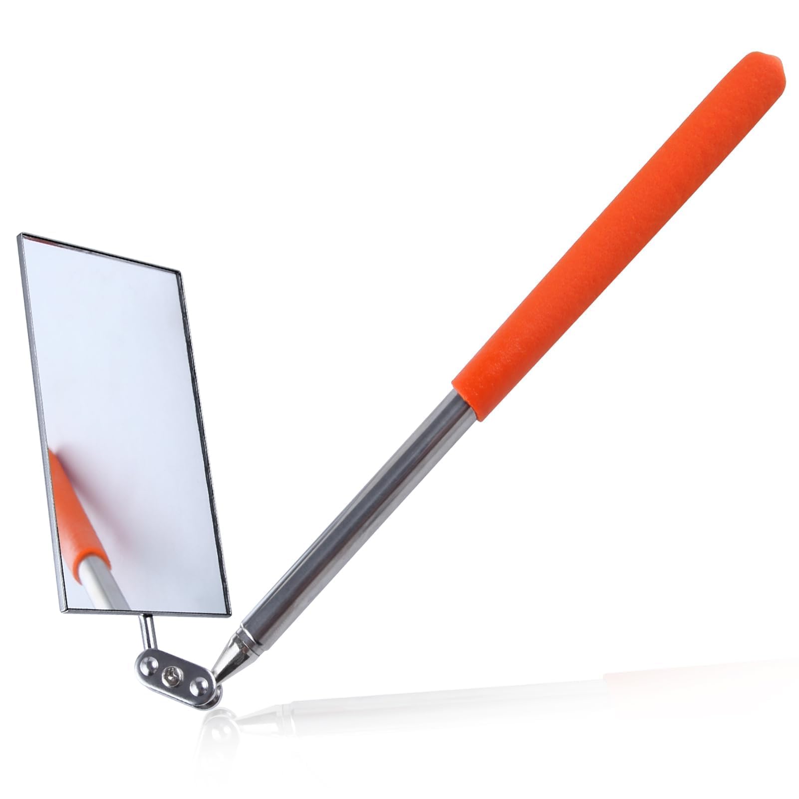 Amazon.co.jp: LEONTOOL 伸縮式自動点検ミラー 長い 車両点検ミラー