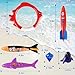 Woplagyreat Summer Pool Diving Swimming Toys for Kids, Fun Swim Games Sinking Set, Underwater Dive Gifts with Storage Bag Include Torpedo Gems Shark Rings Sea Animals for Boys Girls Toddlers 20 Packs